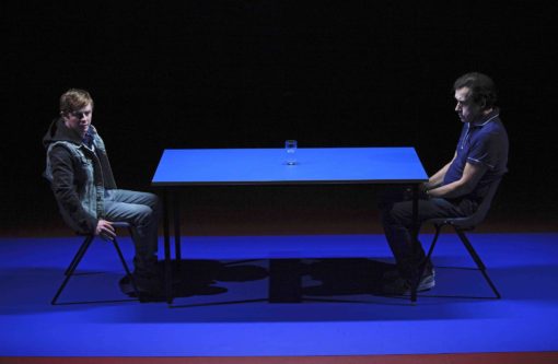Conor MacNeill (L) and Stephen Rea in Half a Glass of Water